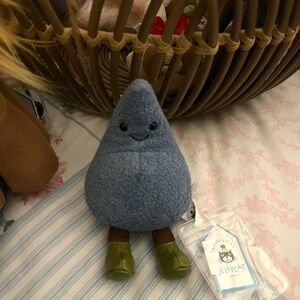 Jellycat Amuseables Happy Raindrop! NWT